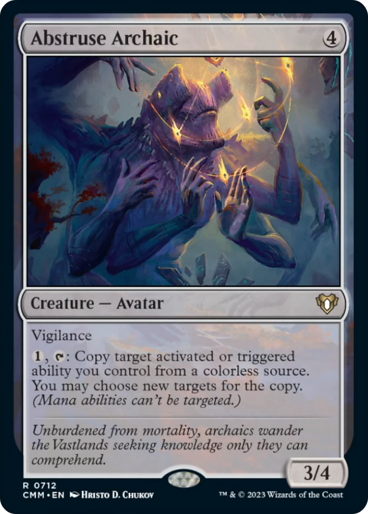 Abstruse Archaic - Commander Masters MTG Card | Rare Magic: The Gathering Collectible for Commander Decks & Strategy Games