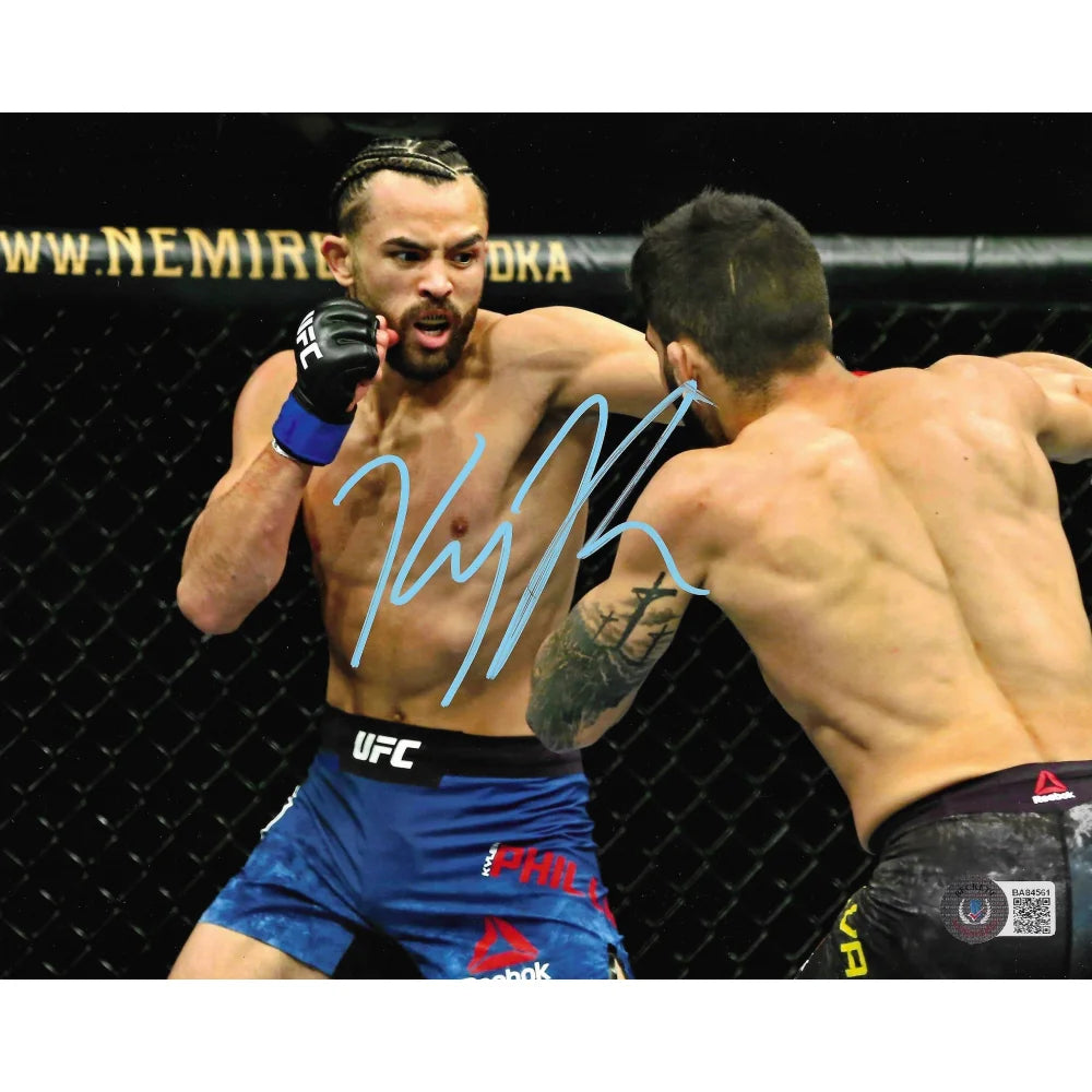Kyler Phillips Autographed 8x10 Photo - UFC MMA Left Hook Signed Memorabilia with BAS COA Certificate - Perfect for Sports Collectors, Man Cave Decor & UFC Fan Gifts