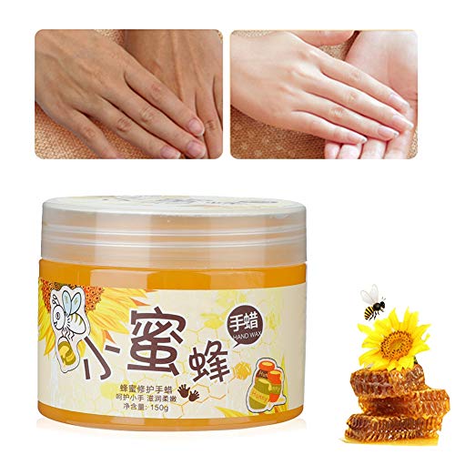 Moisturizing & Exfoliating Hand Wax Gloves with Milk & Honey - Deep Hydration for Dry Hands & Cuticles - Perfect for Spa Night, Winter Care & Nail Treatment