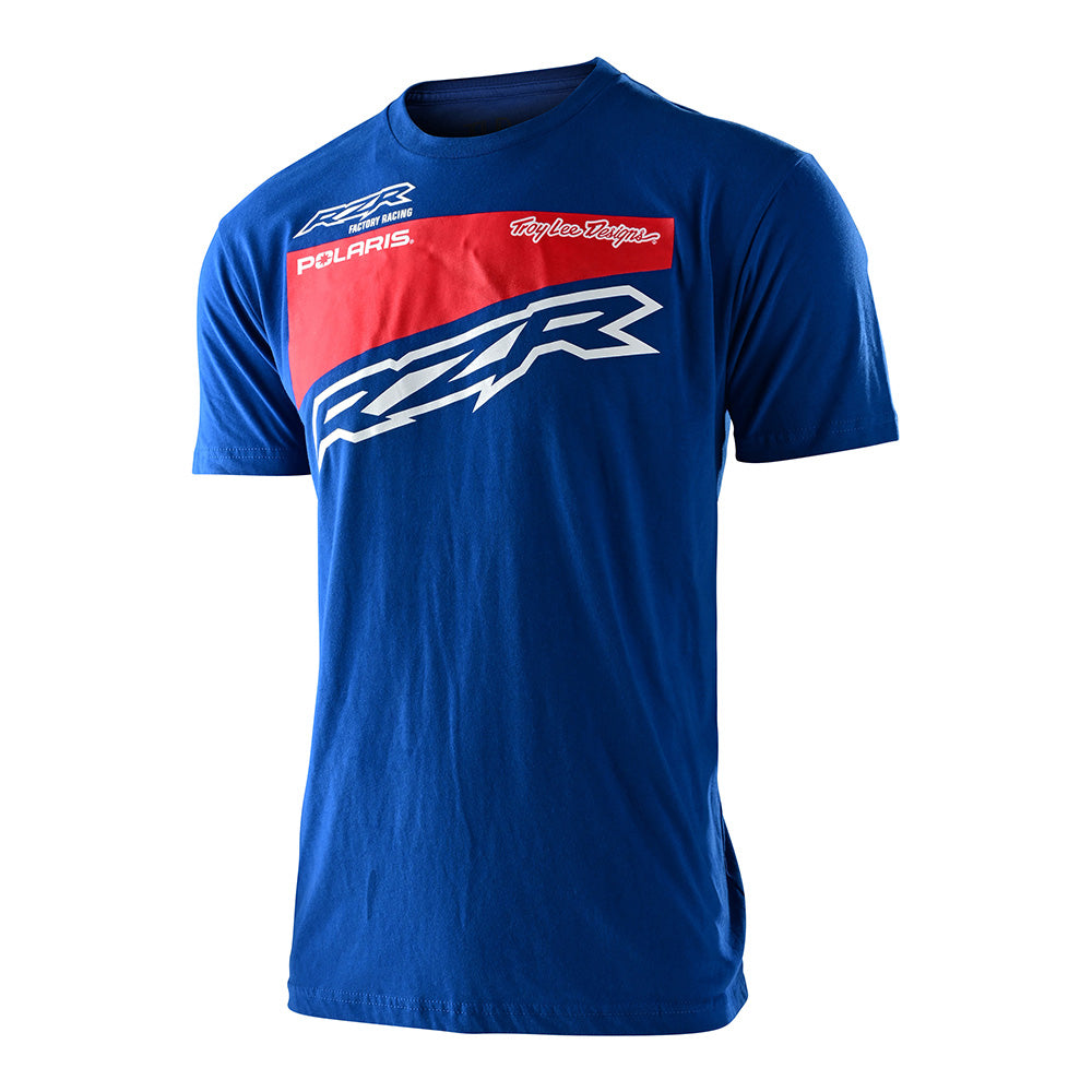 Polaris Blue & Red Short Sleeve T-Shirt for Men - Soft Cotton Casual Tee for Everyday Wear, Gym, and Outdoor Activities
