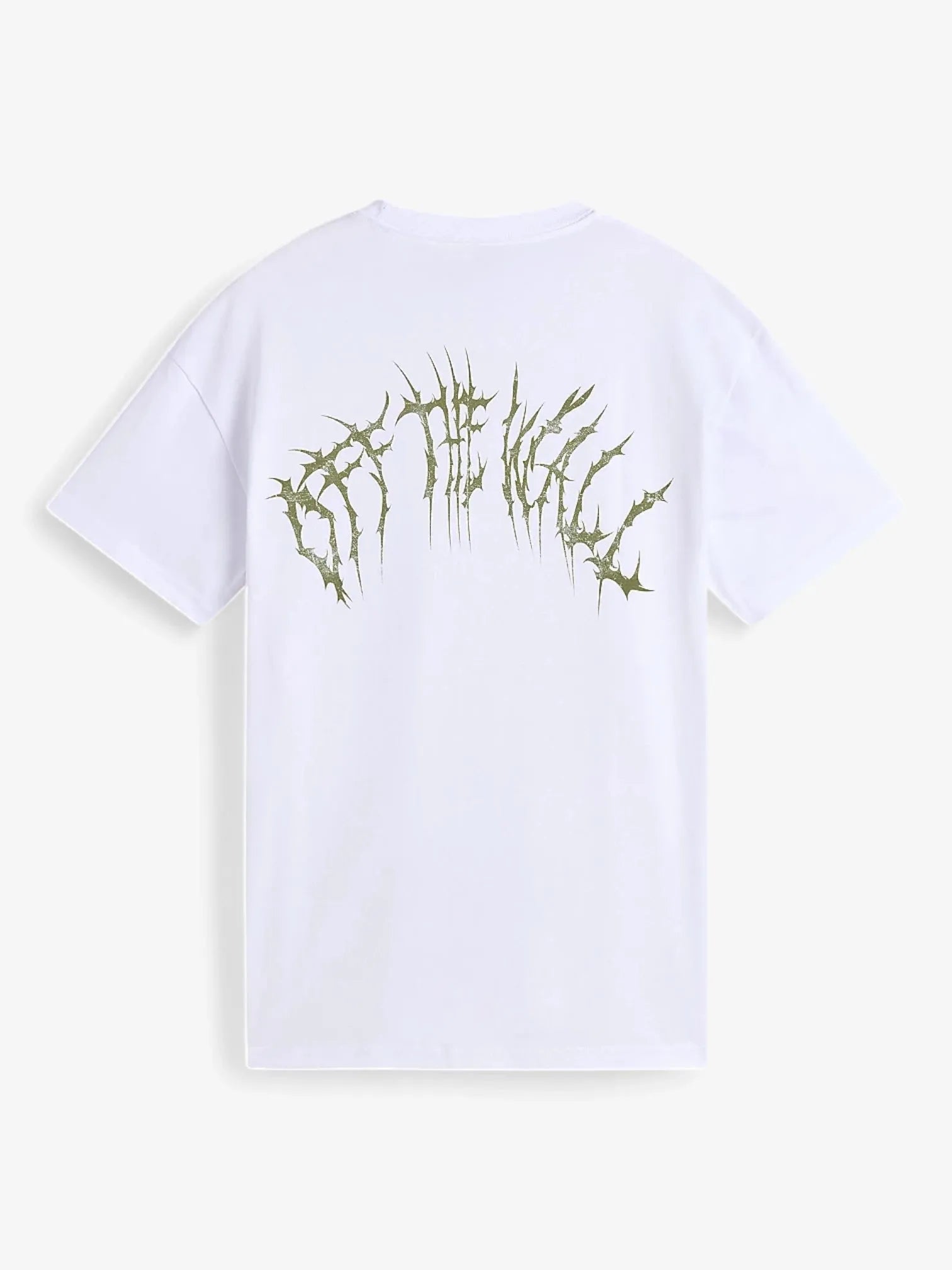 Vans Metal University Oversized Short Sleeve T-Shirt - White | Unisex Streetwear for Casual Wear, Concerts & Skateboarding