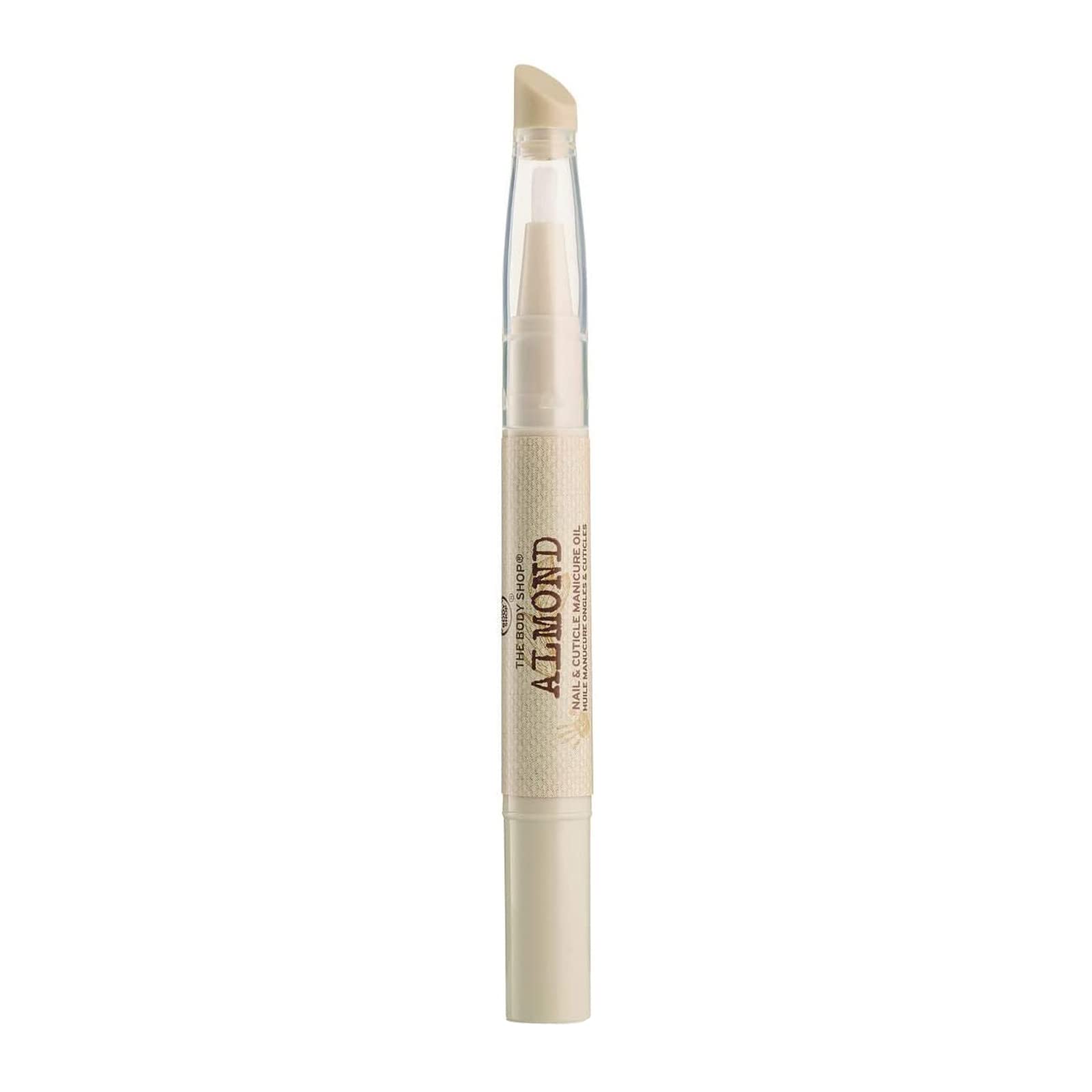 The Body Shop Almond Nail & Cuticle Oil Pen - 2-in-1 Nail Conditioner & Cuticle Softener - 0.06 oz - Perfect for At-Home Manicures & Dry Skin Care