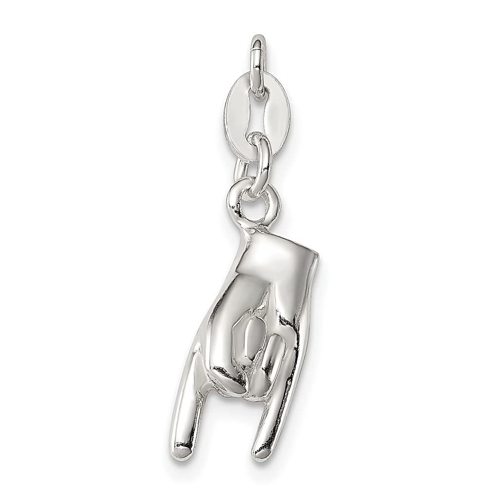 925 Sterling Silver Italian Horn Necklace - Good Luck Charm for Women, Perfect Gift for Her - Everyday Wear & Special Occasions