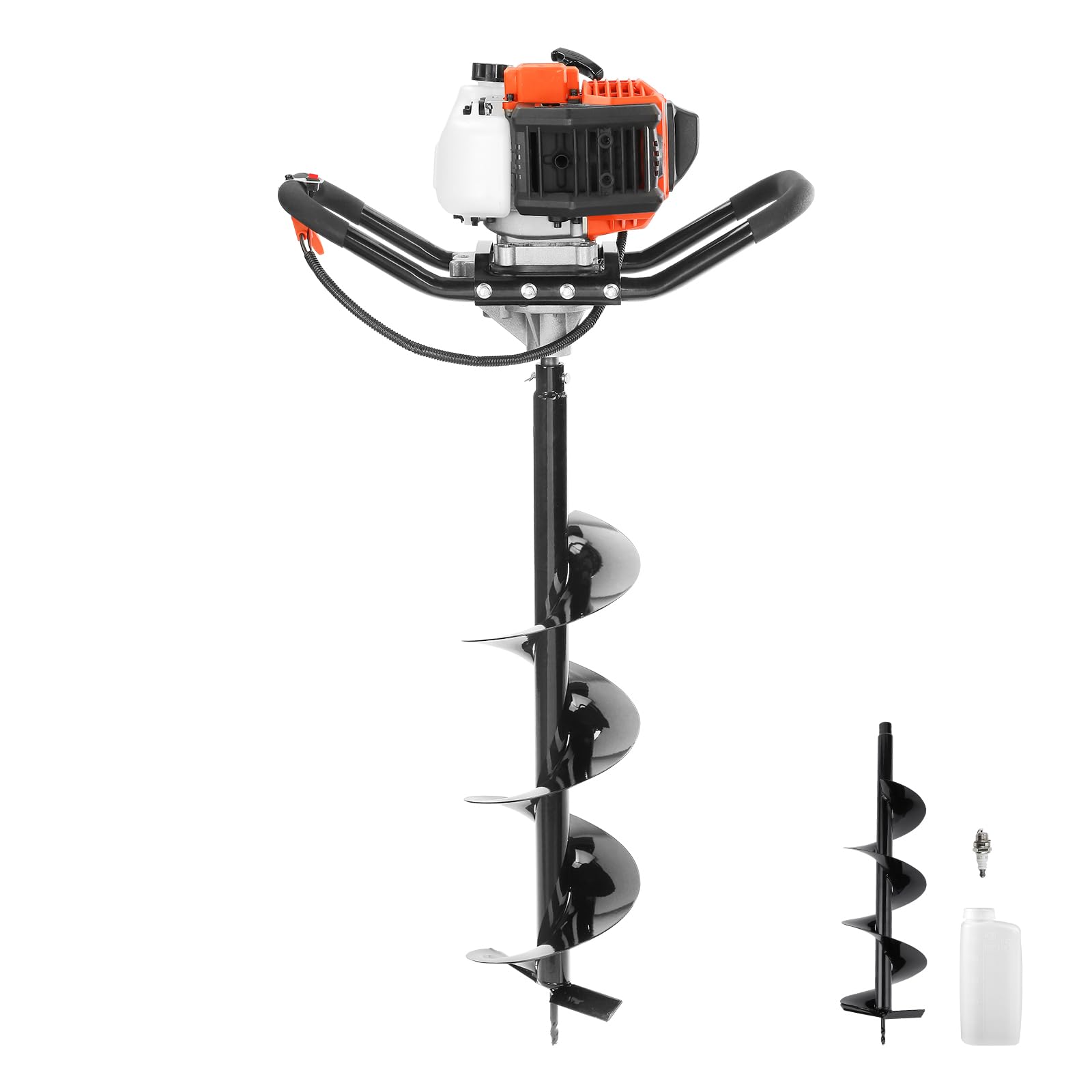 VEVOR 43cc 1250W Gas Powered Post Hole Digger with 8