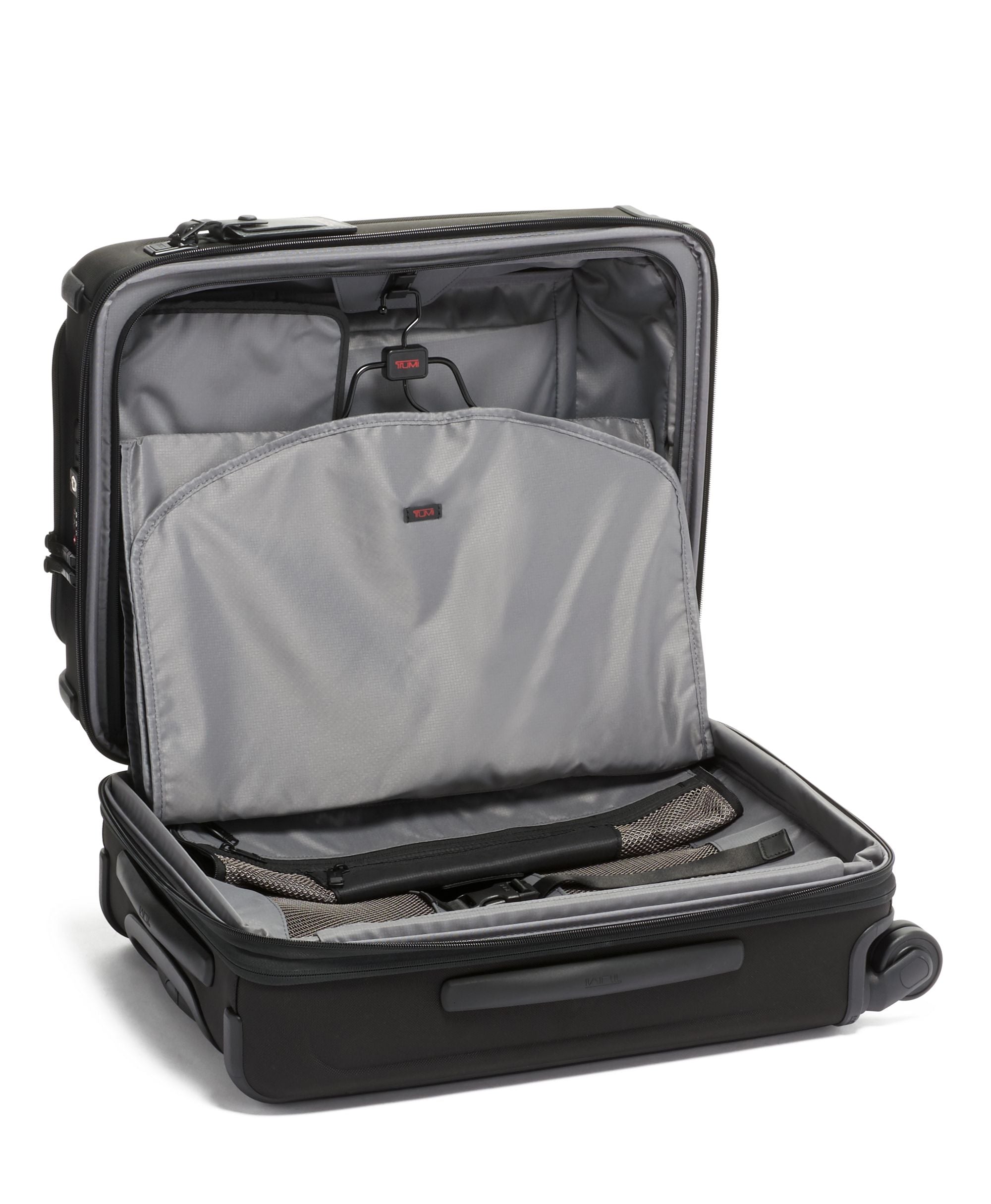 Tumi Alpha Continental Dual Access 4 Wheel Carry On Luggage - Lightweight Spinner Suitcase for Business Travel & Weekend Getaways