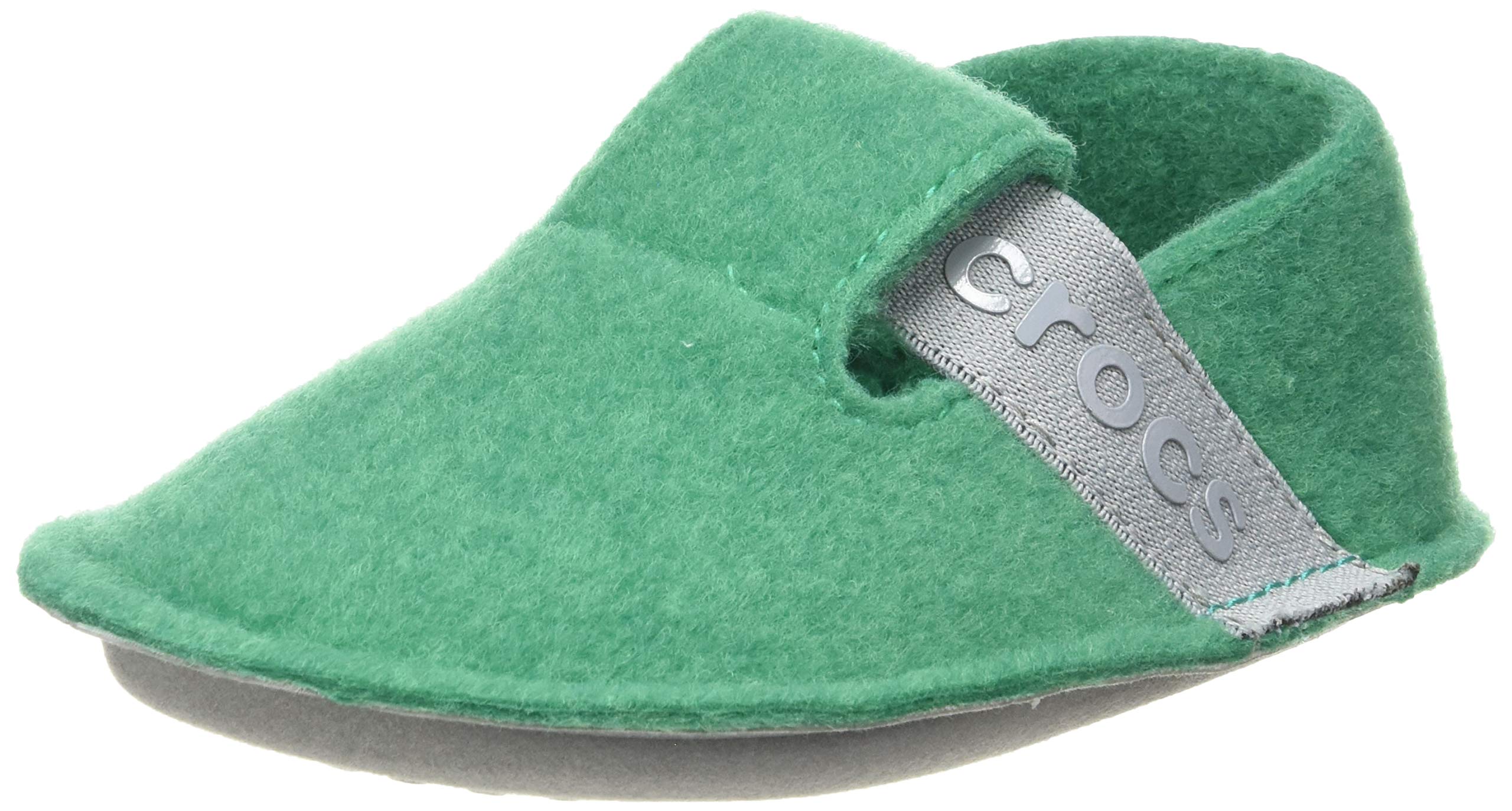 Crocs Kids' Classic Fuzzy Slippers - Soft & Comfortable Slip-On Indoor/Outdoor House Shoes for Boys & Girls - Perfect for Playtime, Lounging & Cold Weather