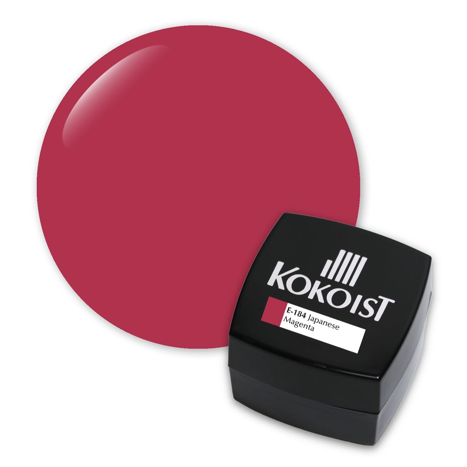 Kokoist E 184 Japanese Magenta Gel Polish - Premium Long-Lasting Nail Lacquer for Salon & Home Manicures | Perfect for Special Occasions & Everyday Wear