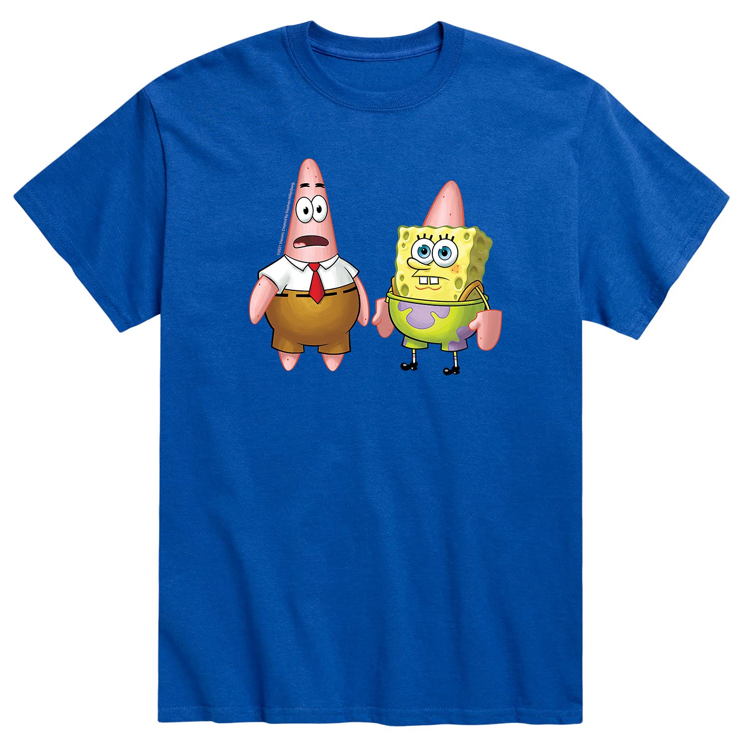 HYBRID APPAREL Spongebob Squarepants Nintendo Switch Men's Graphic T-Shirt - Cool Casual Short Sleeve Tee for Gaming Fans & Cartoon Lovers