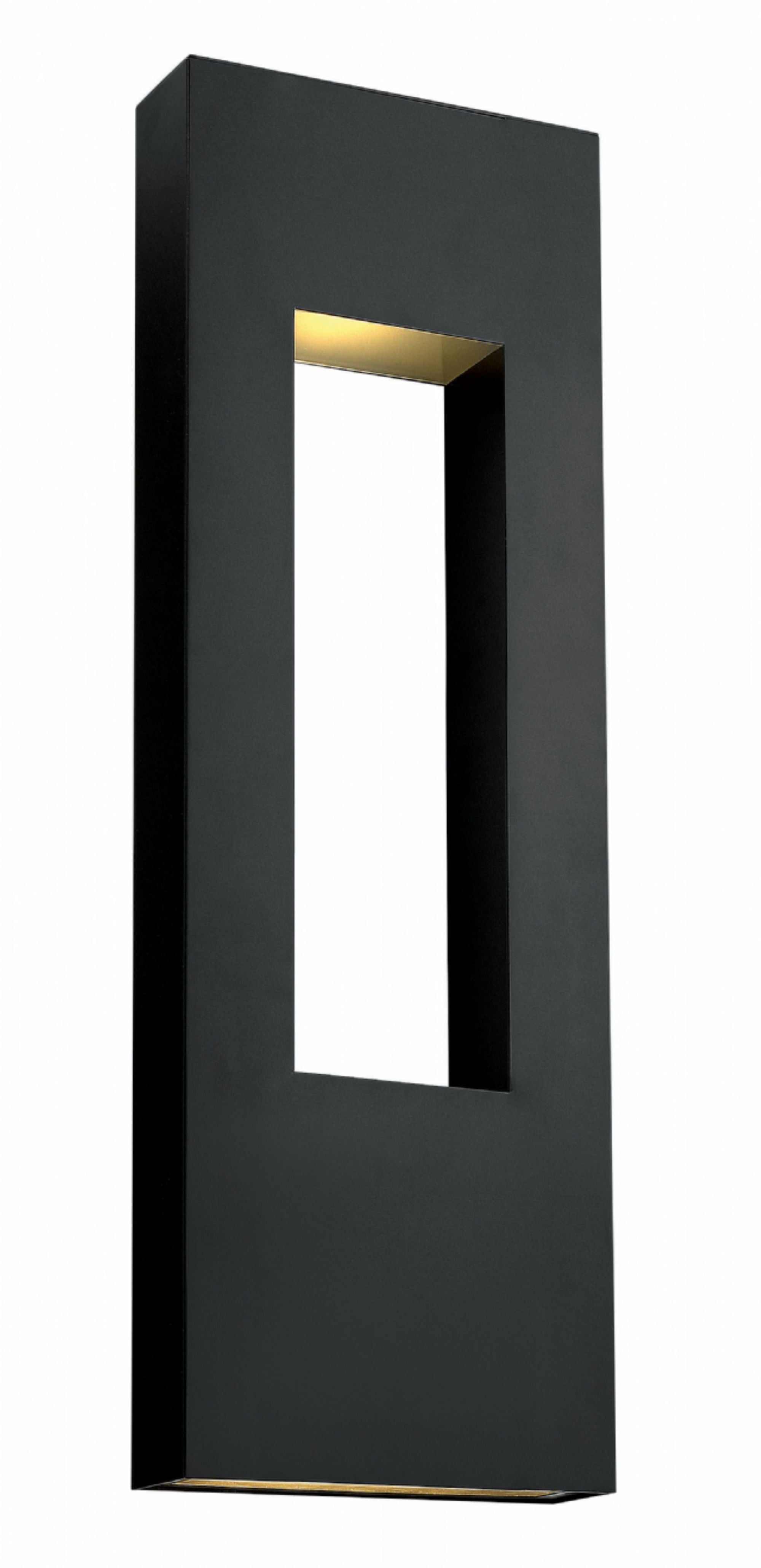 Atlantis LED Wall Mount Light Fixture - Satin Black Finish - Modern & Dimmable for Living Room, Bedroom, or Hallway