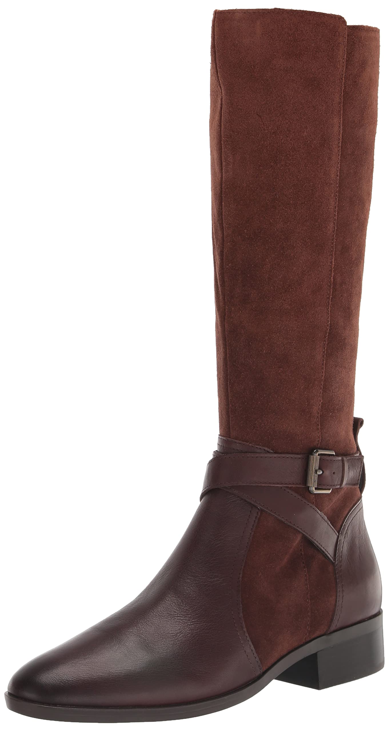 Naturalizer Women's Rena Knee High Boots - Chocolate Leather, Narrow Calf Size 6.5 | Comfortable Winter Boots for Work, Office & Casual Outfits