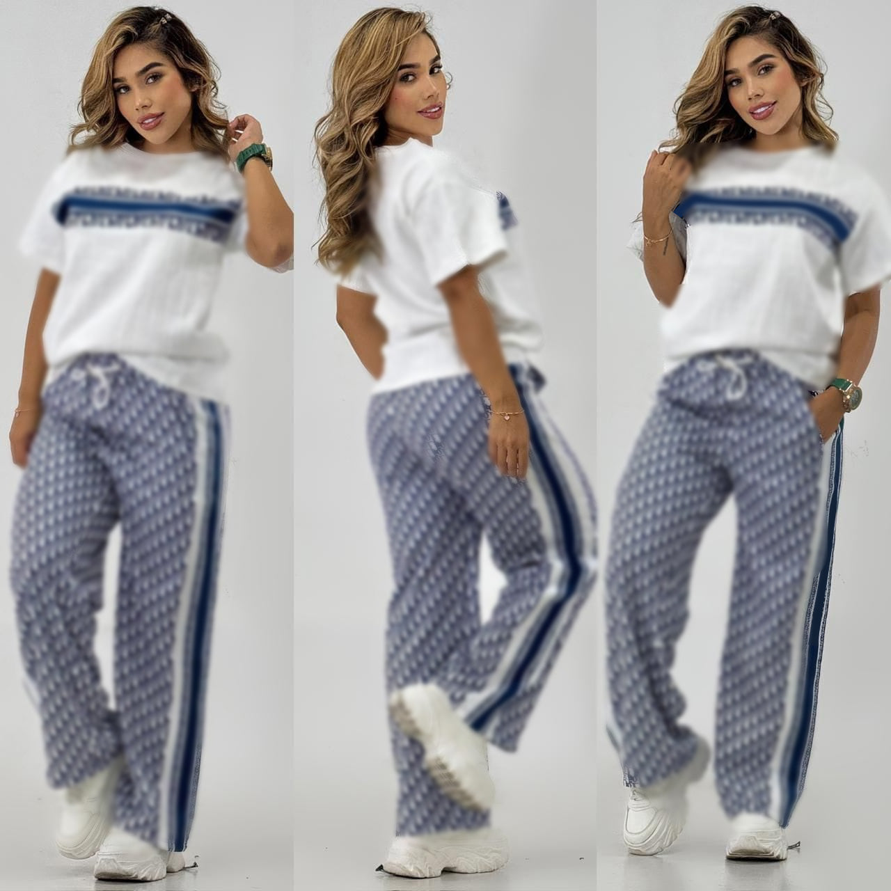 Stylish Short Sleeve T-Shirt & Wide Leg Pants Set - Women's Casual Summer Outfit for Beach, Travel, and Everyday Wear