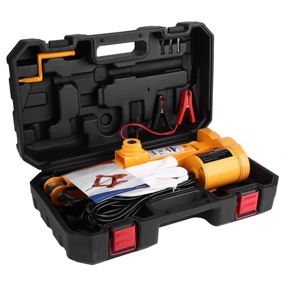 3 Ton 12V DC Electric Car Jack Lift - Heavy Duty Automotive Hydraulic Floor Jack for SUV, Truck & Van - Emergency Vehicle Repair Tool Kit for Garage & Roadside Assistance