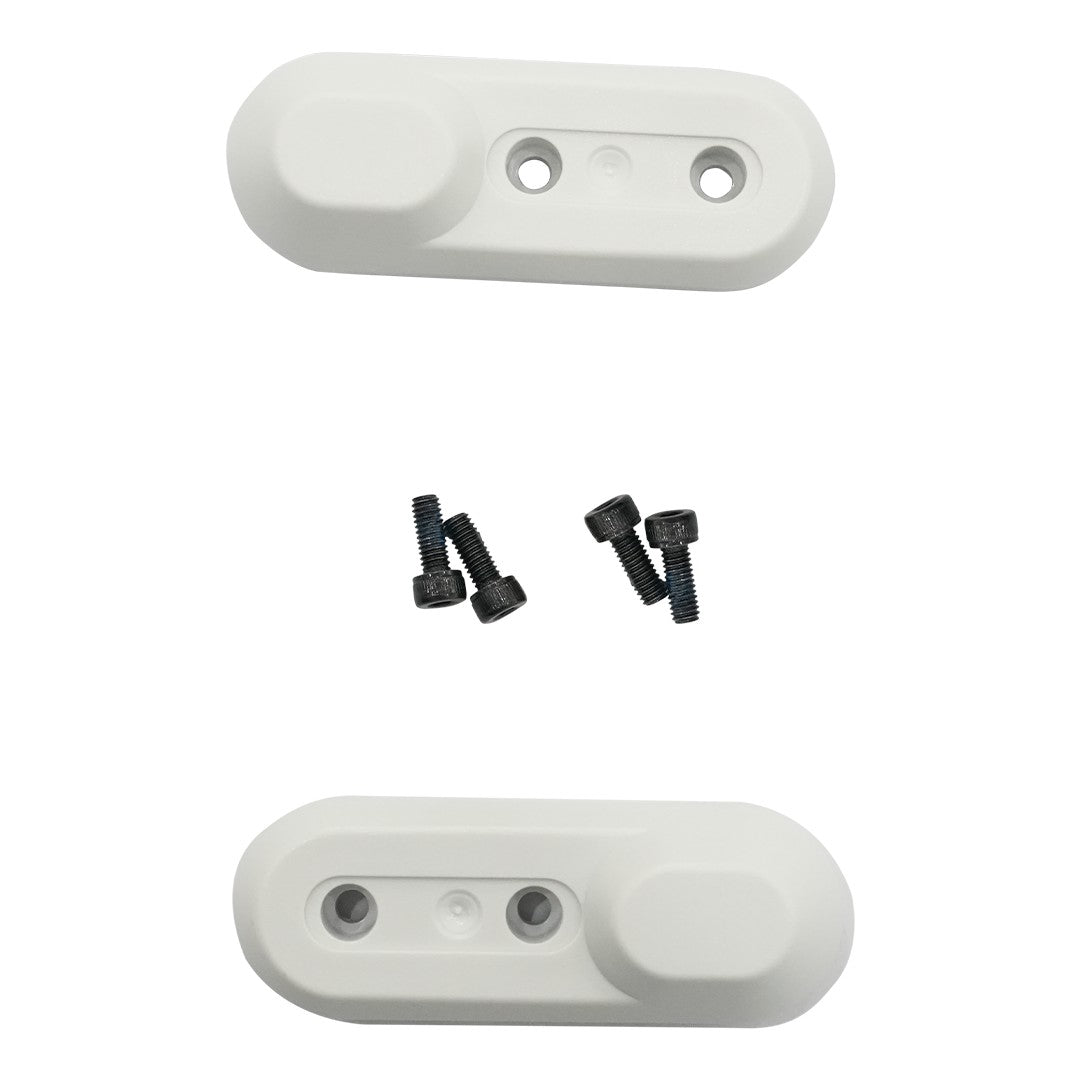 Hiboy S2 Lite Electric Scooter Motor Nut Cover Set - White (Left & Right) - Durable Protection for Enhanced Scooter Safety & Performance