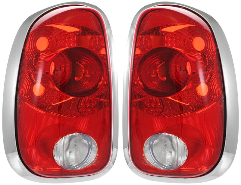 Compatible Mini Cooper Countryman Tail Lights Lamps Set for 2011-2012 Models - Left & Right Side Replacement - Perfect for Night Driving and Enhanced Vehicle Safety
