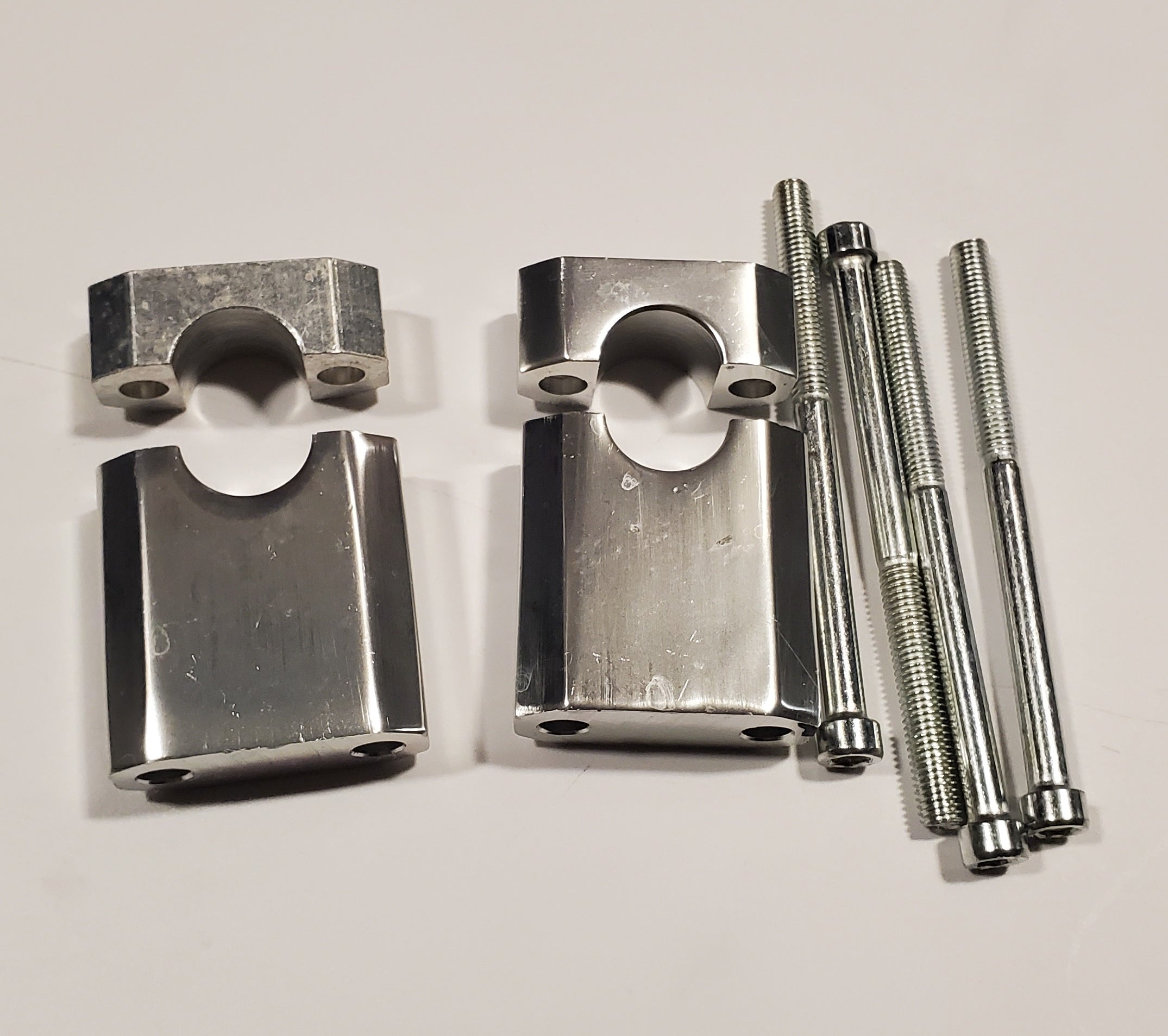 Premium Handlebar Clamps for Bikes & Motorcycles - Durable Bike Handlebar Accessories for Cycling & Riding - Perfect for Road Bikes, Mountain Bikes & Motorcycles