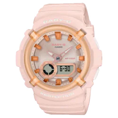 Casio Baby-G BGA-280SW-4A Digital Sport Watch for Women - Shock Resistant, Water Resistant, LED Light - Perfect for Running, Swimming & Outdoor Activities