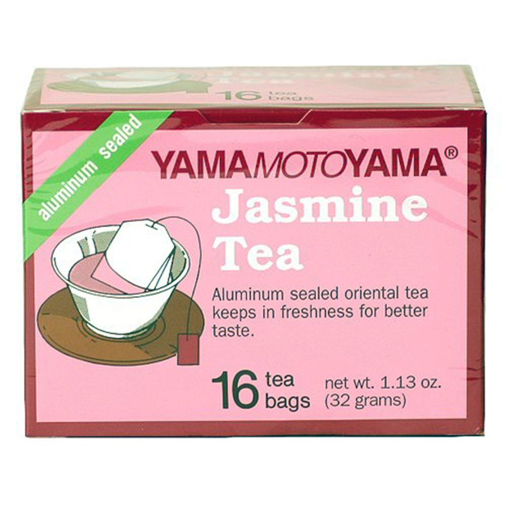 Yamamotoyama Premium Jasmine Green Tea - 16 Tea Bags (Pack of 1) #1360 | Floral Aromatic Loose Leaf Tea for Relaxation, Meditation & Afternoon Tea Time