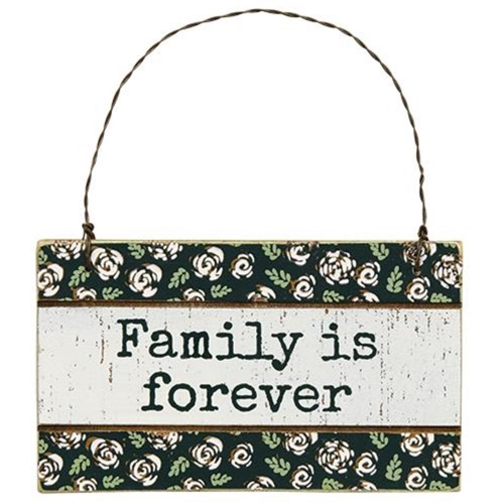 Family Is Forever Christmas Ornament - Personalized Keepsake for Tree Decorations, Holiday Gifts & Home Decor