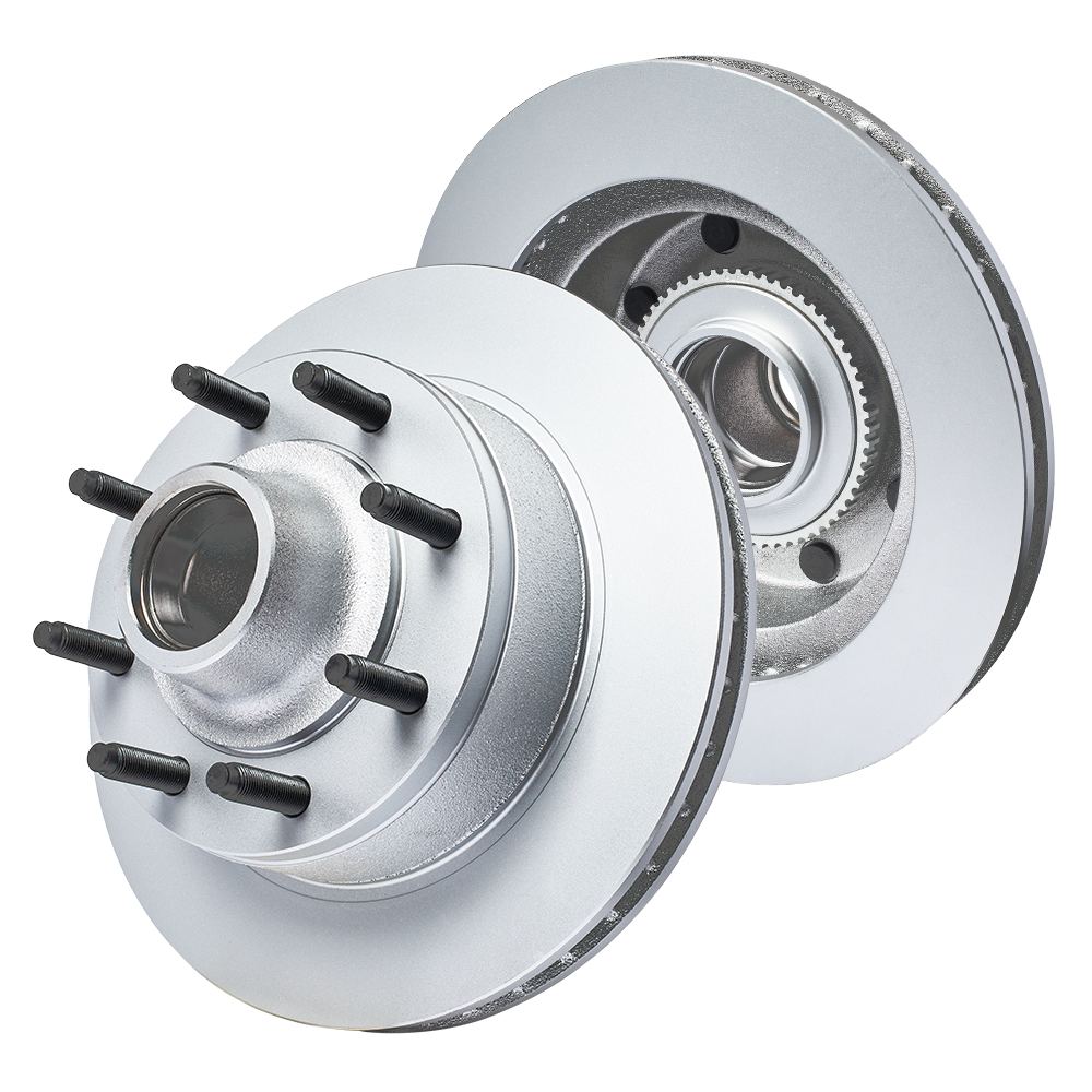 1997-1999 Ford 7.3L Powerstroke High Carbon Front Brake Rotor Set - Heavy Duty Performance for Towing & Off-Road Use - Perfect for Trucks, RVs & Work Vehicles