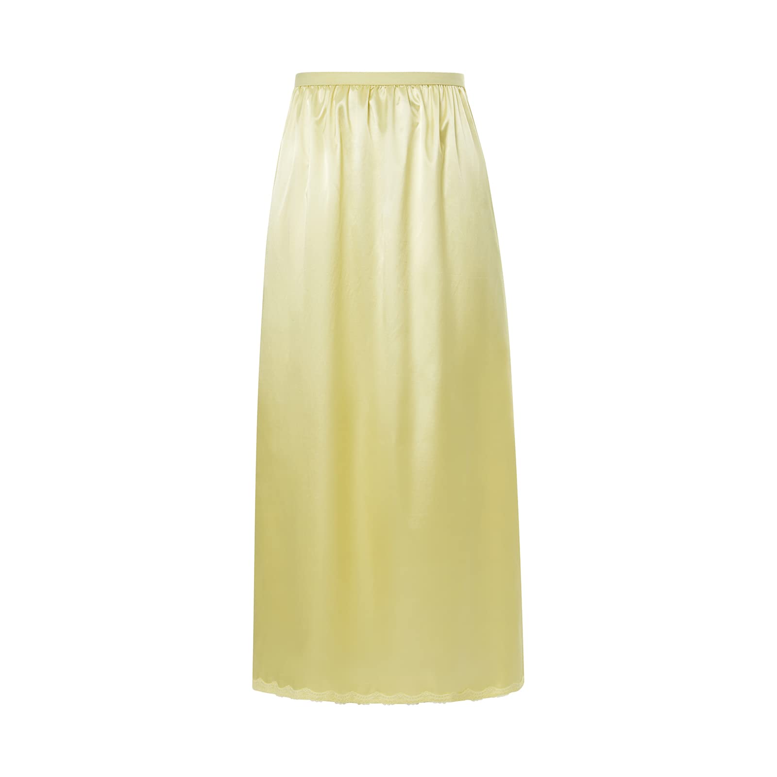 SSPalu Women's Half Slips - Long Underskirt for Dresses with Floral Lace Trim | Perfect for Formal Wear, Church, Weddings & Everyday Elegance
