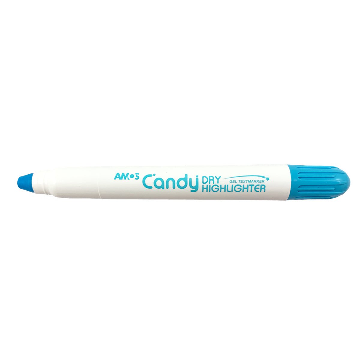 Amos Dry Highlighter Marker - Pastel Aqua Blue for Bullet Journaling, Scrapbooking & Art Projects | Non-Toxic Chalk Marker Pen for Whiteboards, Glass & Dark Surfaces