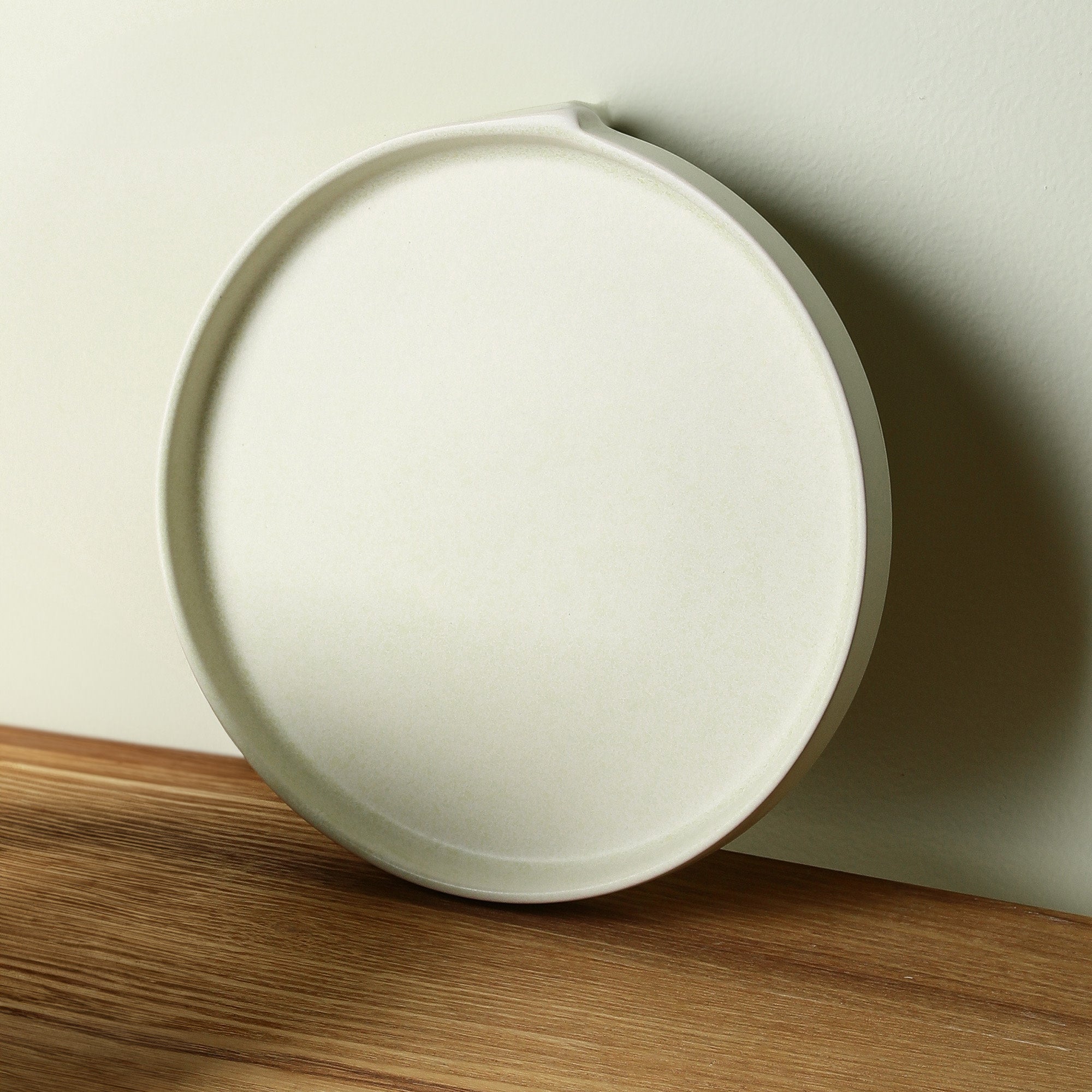 Premium Stoneware Salad Plate - Elegant Beige Color for Healthy Meals & Dinner Parties | Durable & Stylish Dishware for Everyday Use & Entertaining