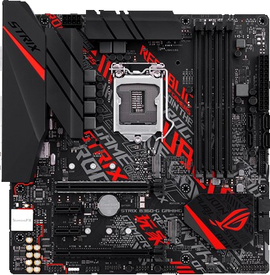 ASUS ROG Strix B360-G Gaming Motherboard - Intel LGA 1151, ATX, DDR4, M.2, USB 3.1 - Perfect for PC Gaming & Streaming Setups
