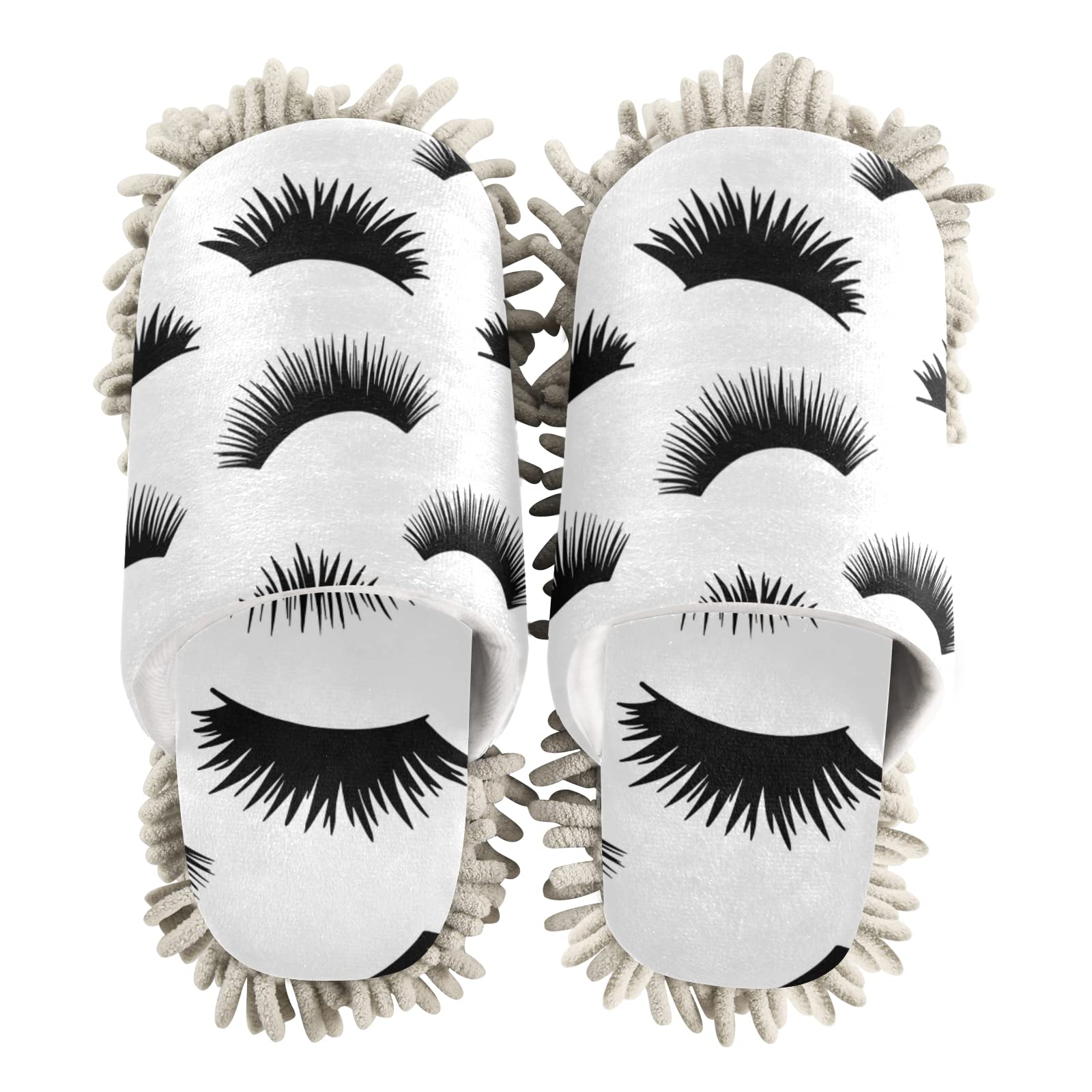 Unisex Mop Slippers Shoes - Soft House Cleaning Slippers for Dusting & Spa Use (Size M-L) | Perfect for Home Cleaning, Pet Hair Removal & Relaxing Foot Massage