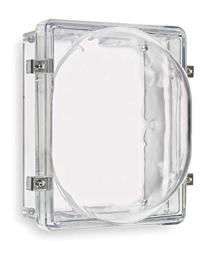 Audible and Strobe Surface Guard - 5-3/4 Inch Diameter - Industrial Safety Alarm for Warehouses & Construction Sites