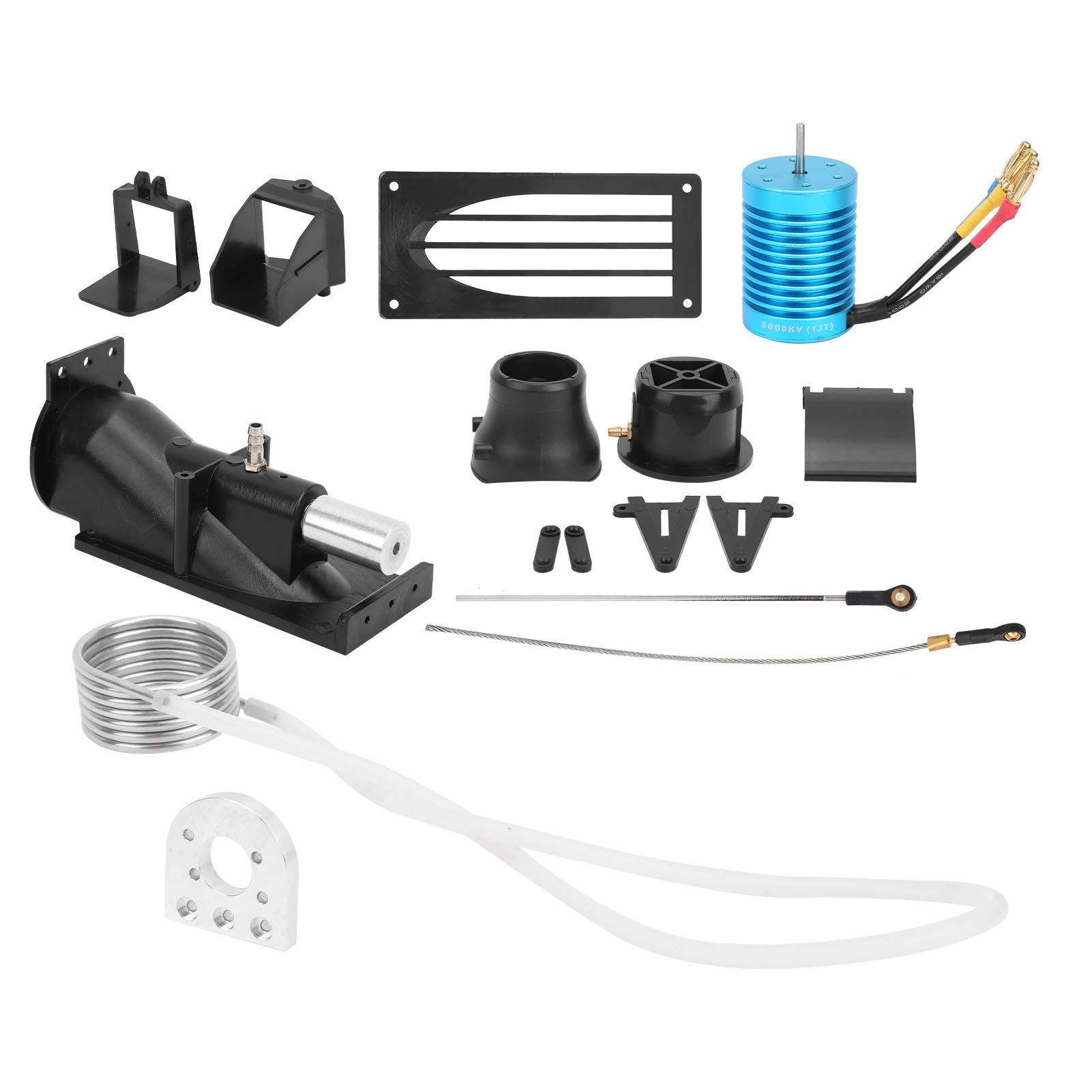 Brushless RC Boat Motor with Steering Lever & Water Thruster - High-Speed Remote Control Boat Accessories for Pools, Lakes & Racing - Perfect for Water Sports, Outdoor Adventures & RC Boat Enthusiasts - Ideal for Racing, Family Fun, and DIY RC Boat Upgrades - Great for Summer Pool Parties, Lake Excursions, and Competitive RC Boat Racing