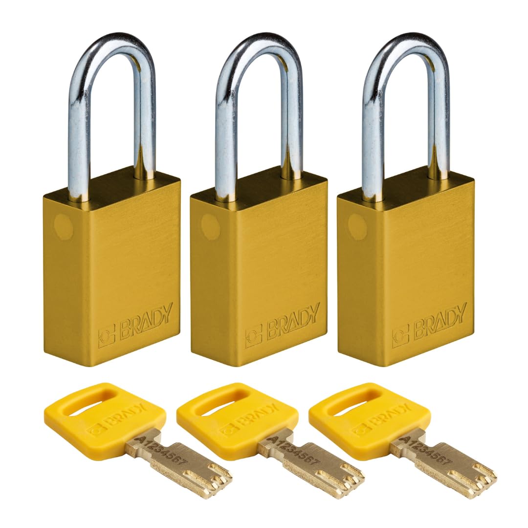 Brady SafeKey Lockout Padlock - 1.5