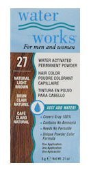 Waterworks Natural Light Brown Hair Color, 0.21 oz - Perfect for At-Home Hair Touch-Ups & DIY Salon-Quality Results