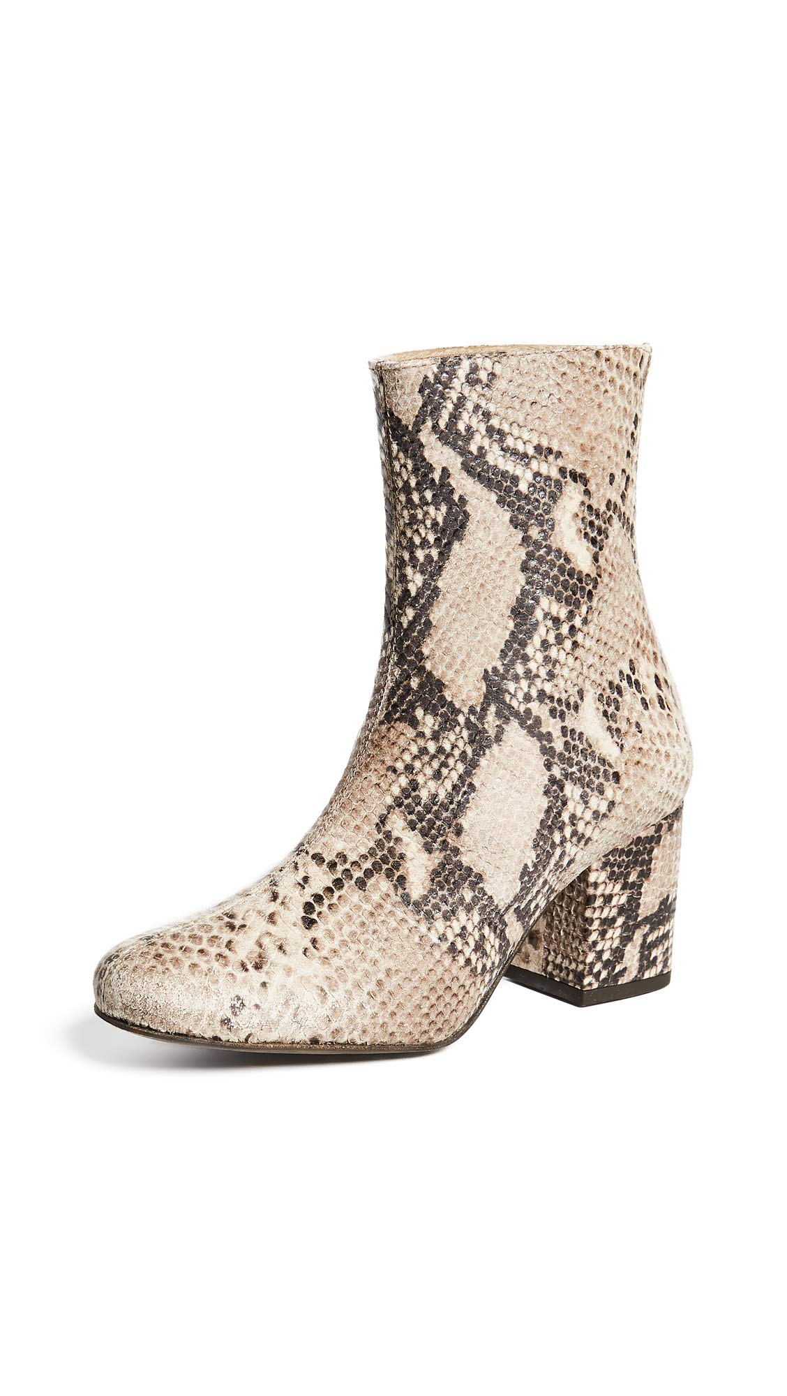 Free People Cecile Ankle Boots - Women's Stylish Chunky Heel Booties for Fall & Winter | Perfect for Casual Outfits, Date Nights & Office Wear
