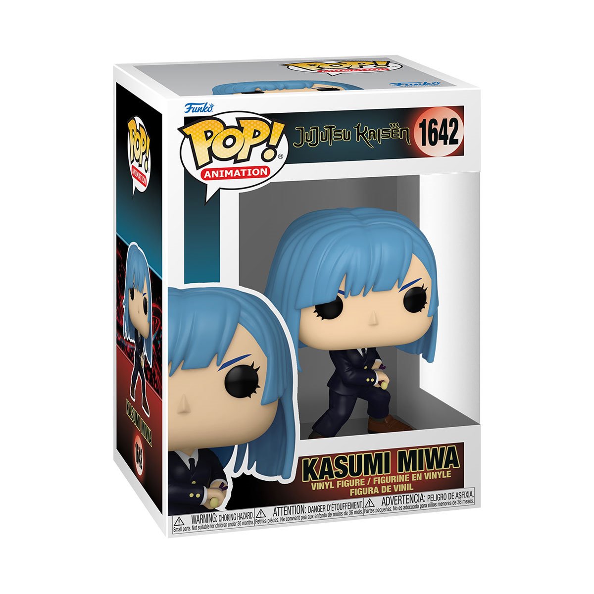 Jujutsu Kaisen Kasumi Miwa Funko Pop! Vinyl Figure #1642 - Anime Collectible for Fans & Decor for Home, Office, or Gaming Room