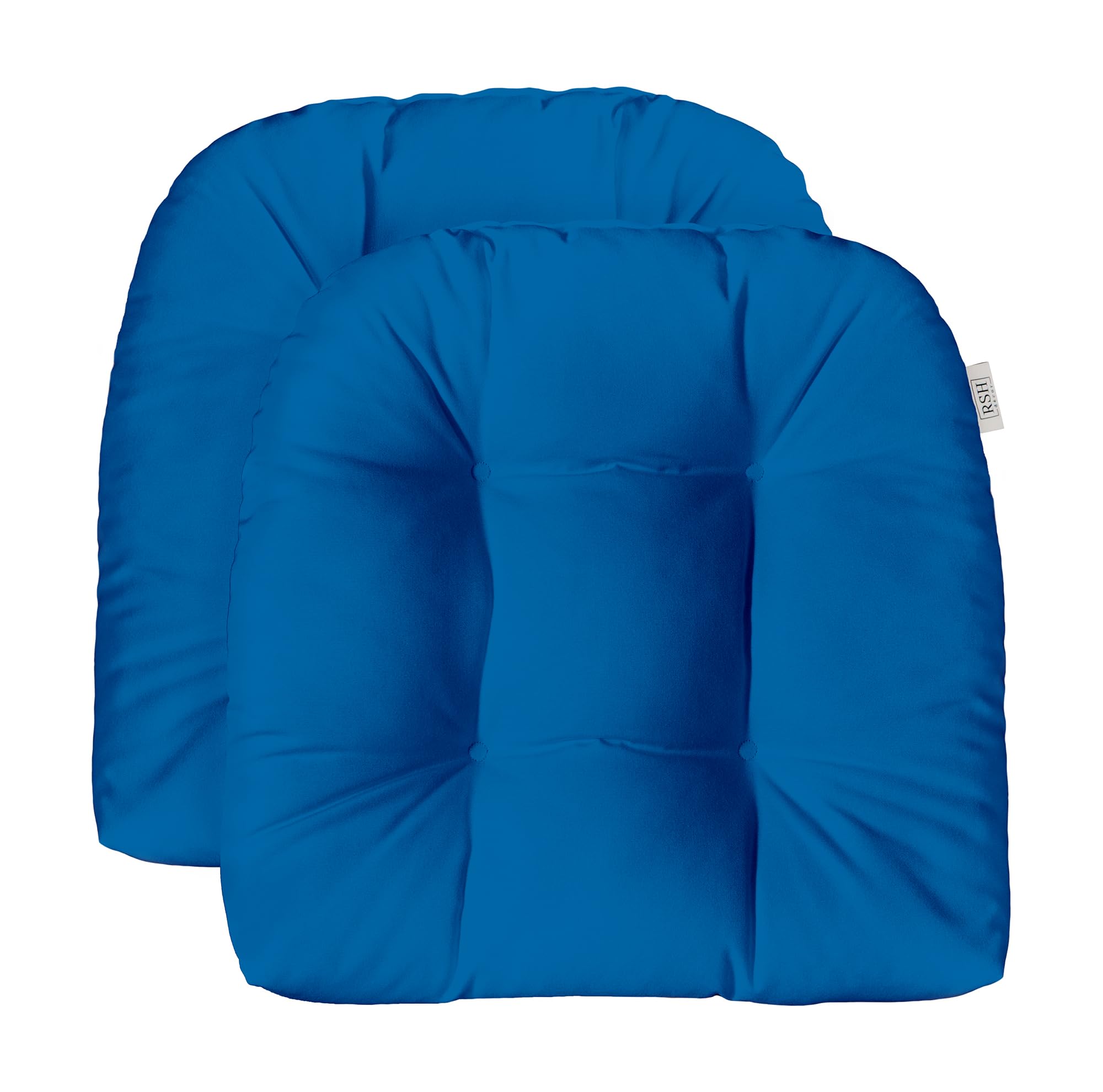 RSH DECOR Sunbrella® Canvas Pacific 2-Piece Wicker Chair Cushion Set - Waterproof Outdoor Patio Furniture Cushions for Garden, Poolside & Porch Use