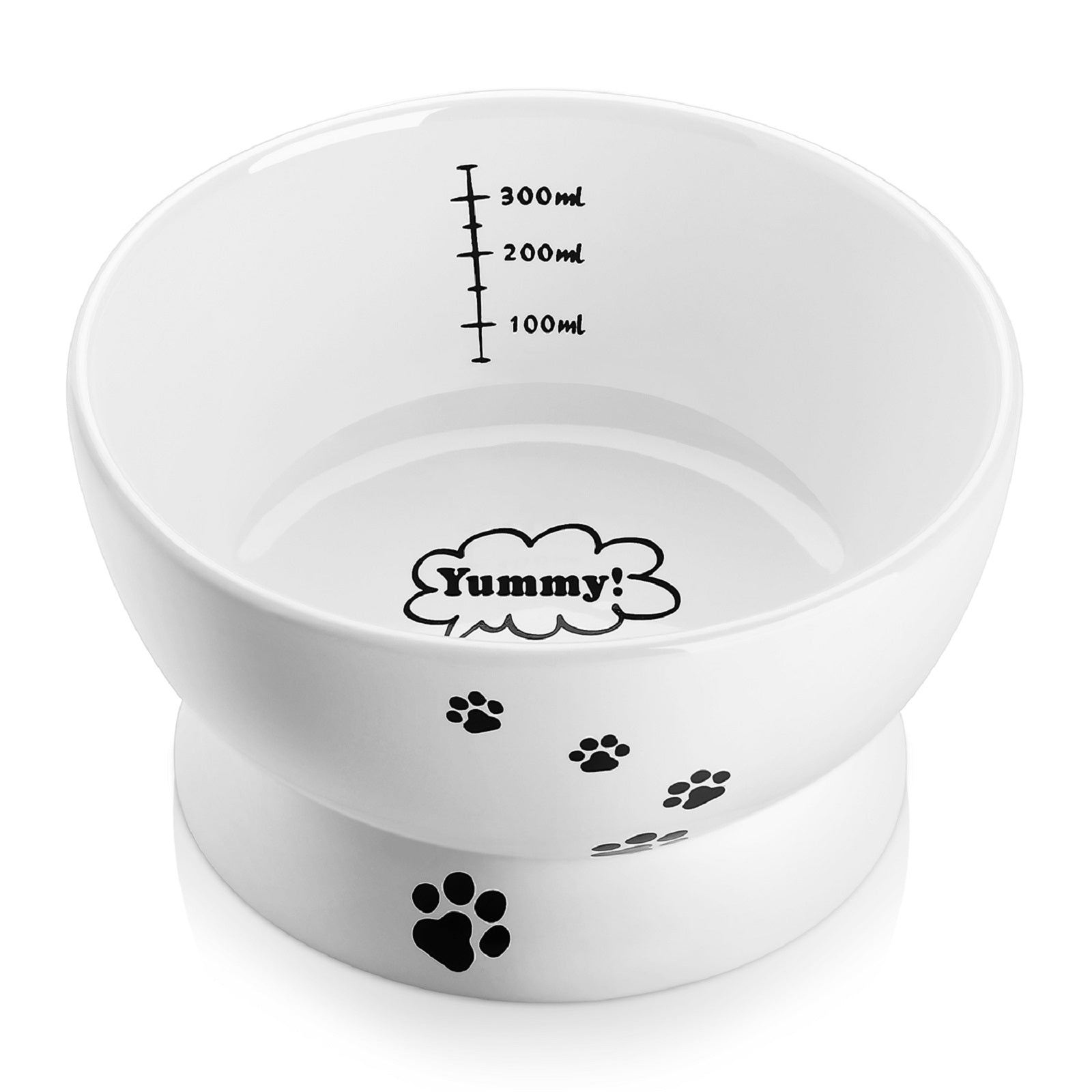 Premium White Flat Bowls - Set of 4 Durable Porcelain Dinner Bowls for Soup, Salad, Cereal & Dessert - Elegant Tableware for Home, Restaurant & Party Use