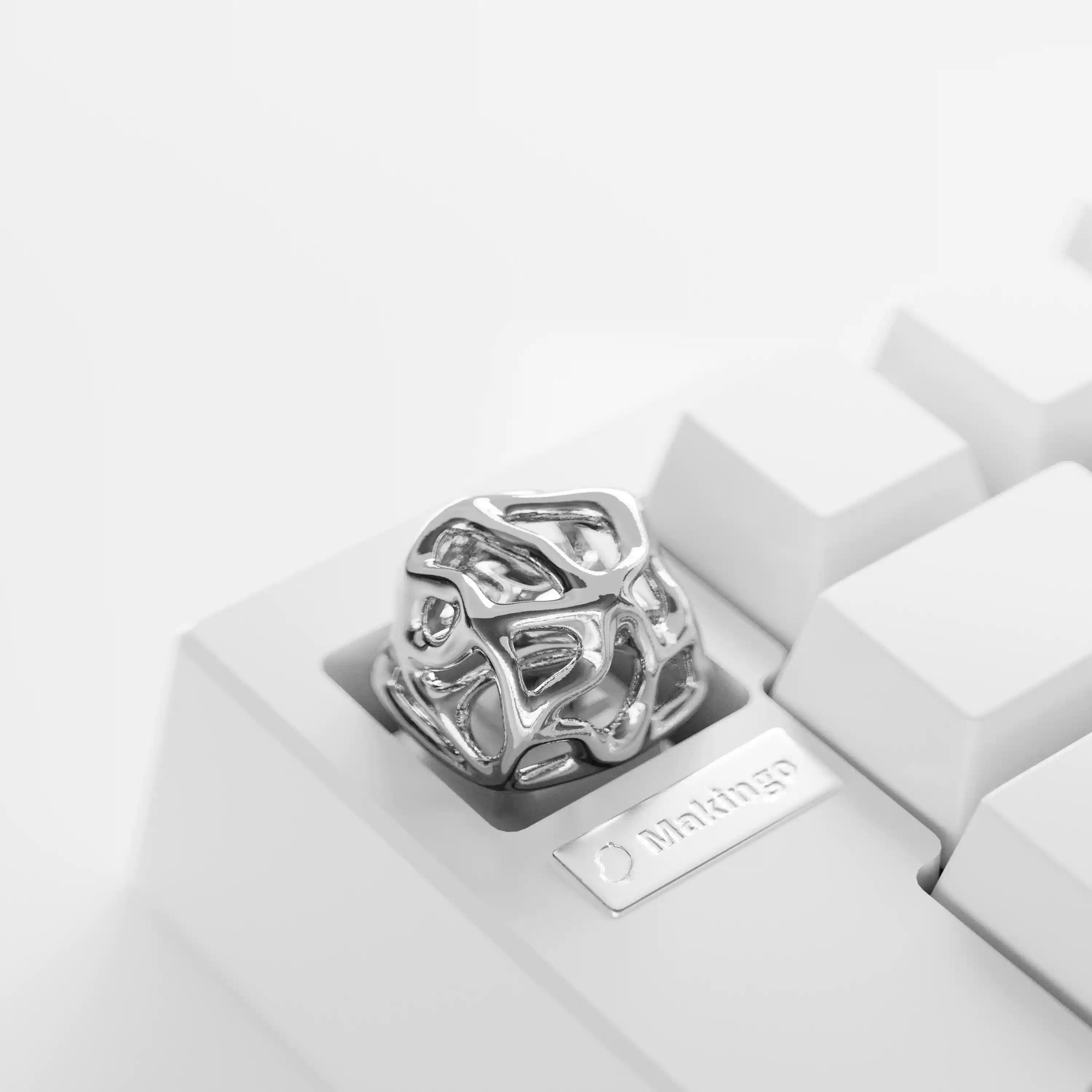 Custom Hollow Out Metal Keycaps - Personalized Aluminum Alloy Keycap for Mechanical Keyboards - Unique Esc Key Replacement for Gaming & Typing Enthusiasts