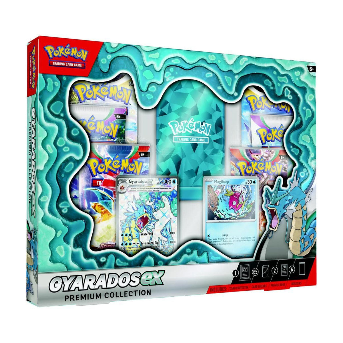 Pokemon Gyarados ex Premium Collection Box - Exclusive Trading Cards, Holo Foil & Collectible Items for Pokemon TCG Fans - Perfect for Battles, Gifts & Display