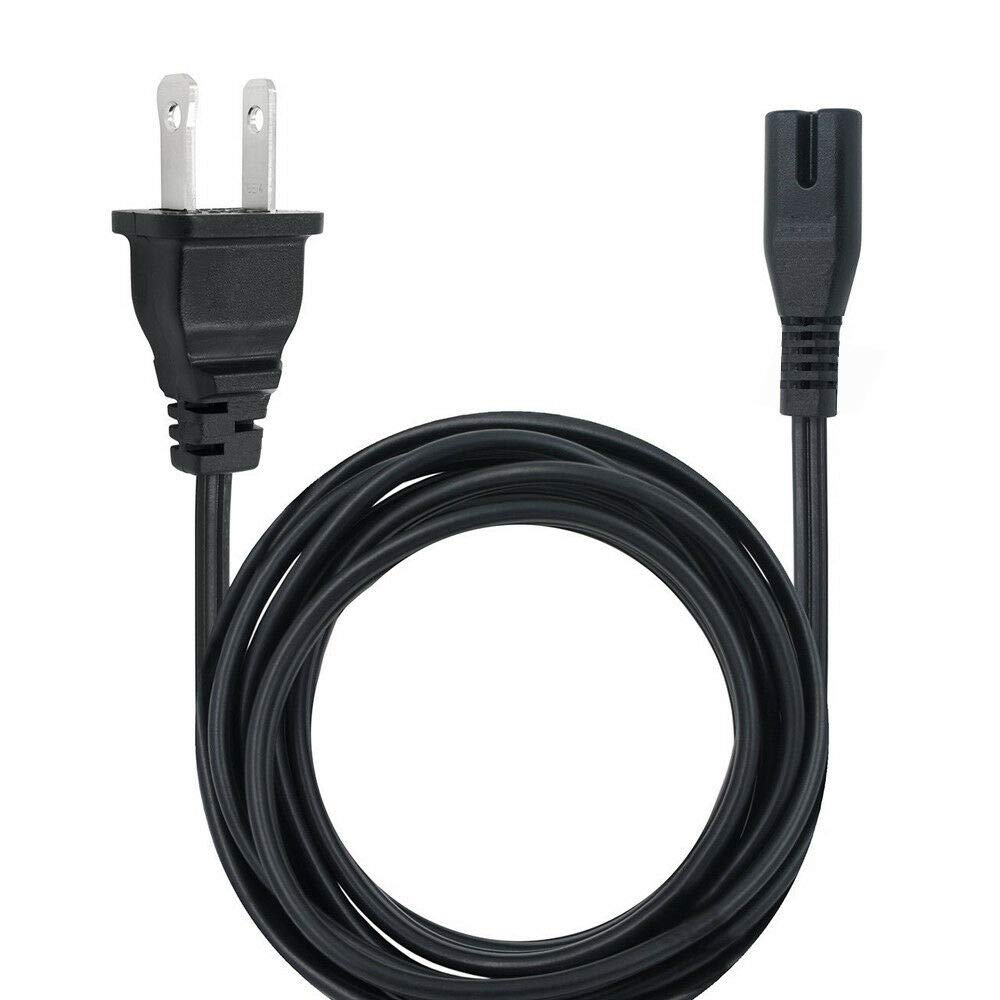 2 Pin AC Power Cord Outlet Socket Cable Plug Lead for HP Deskjet 970Cxi 920c 950c 960c 200Cci 970 Cse Printer - Perfect for Home & Office Printer Setup