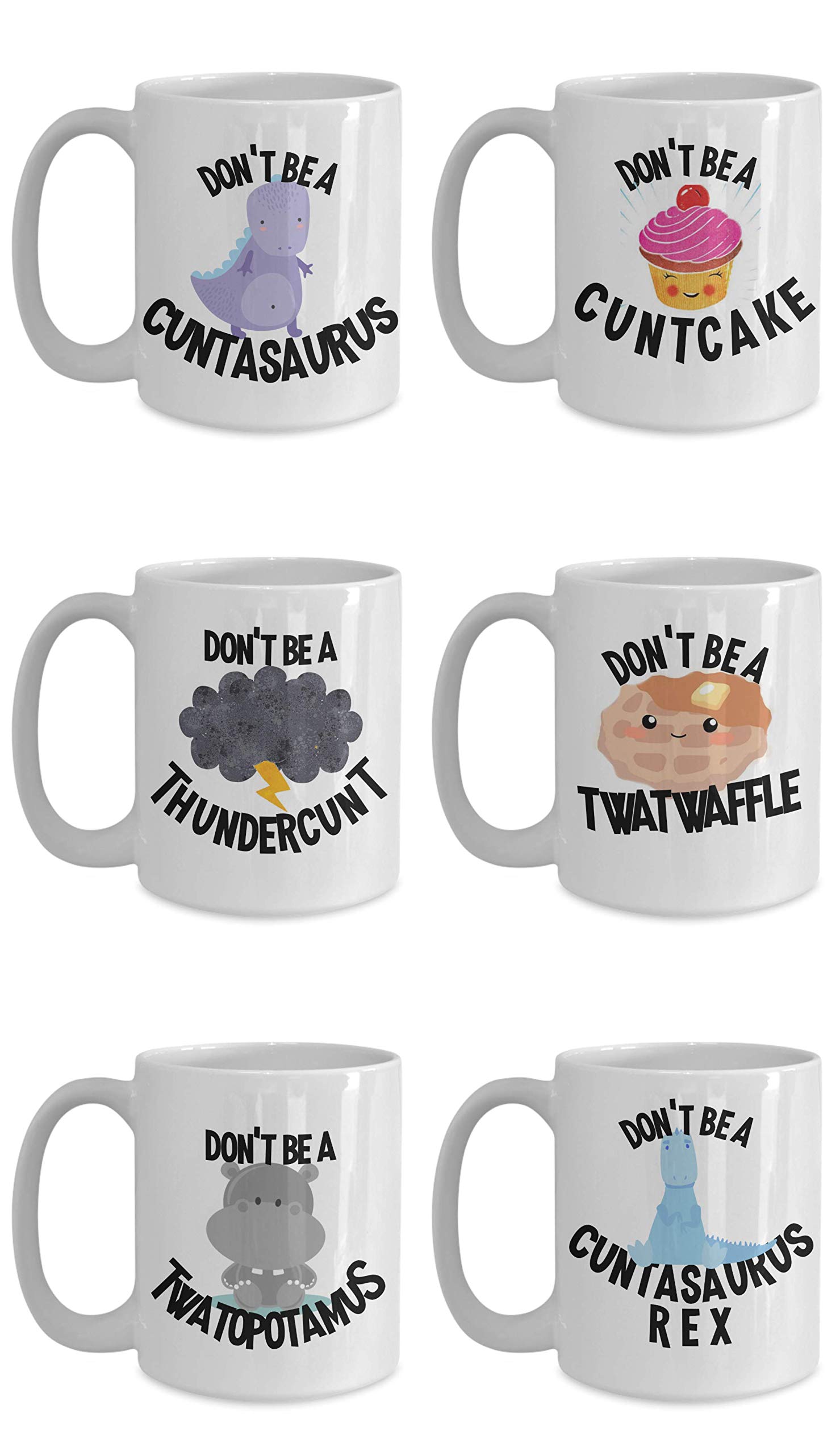 Funny Insult Mug Gift Set - Best Friend Birthday Present for Women - Unique Humorous Coffee Cup with Sassy Sayings - Perfect for Office, Home, or Party Use