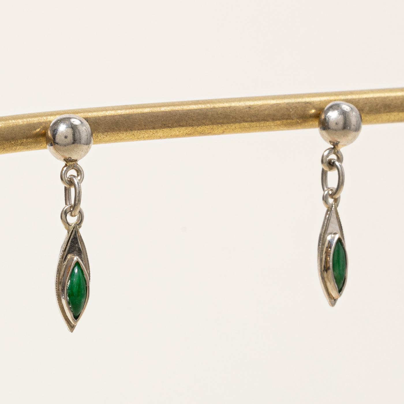Natural Jadeite Drop Earrings | 0.16ctw Green Jade Dangle Earrings for Women | Perfect for Weddings, Parties & Special Occasions
