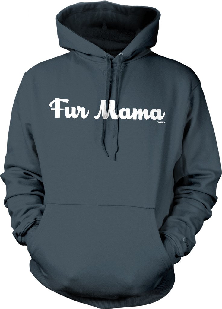 Fur Mama Hooded Sweatshirt - Cozy Fleece Pullover for Dog & Cat Lovers - Perfect for Casual Wear & Pet Cuddles