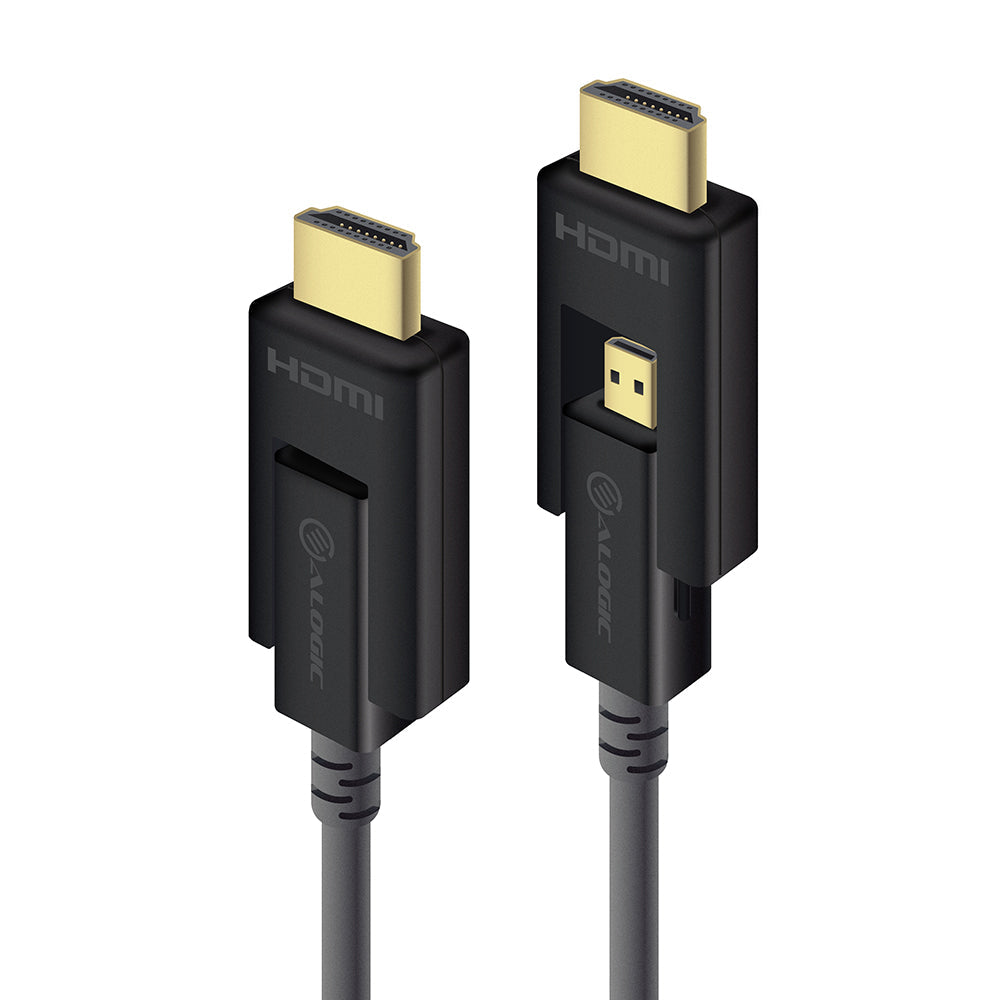 High-Speed HDMI Active Optical Cable - 70m Carbon Series for 4K Ultra HD, HDR, Gaming & Home Theater Systems