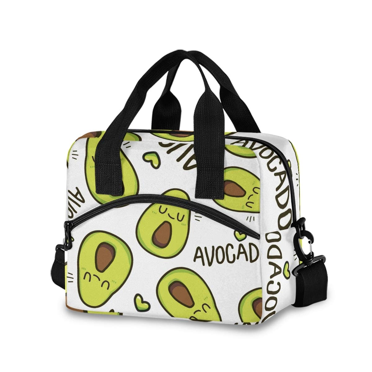 Avocado Lunch Bags for Women - Insulated Crossbody Lunch Box & Cooler Bag (924a) - Perfect for Work, School & Picnics