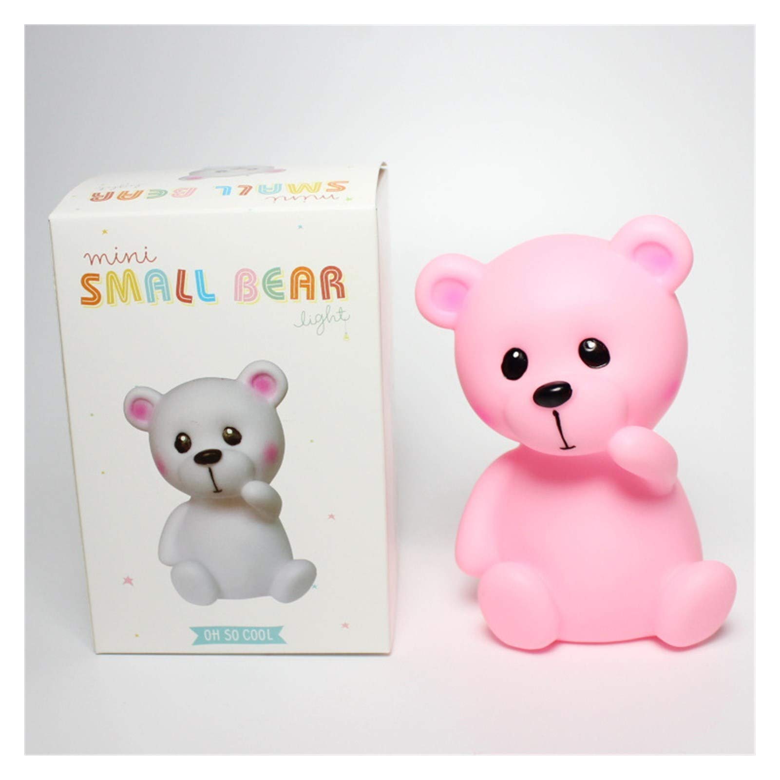 Sweet & Cute Pink Bear Night Light - Star Moon Cloud Unicorn LED Nursery Lamp for Kids Room, Baby Feeding, Bedtime Decor & Gift Idea | Creates Soothing Ambiance for Bedtime Stories & Relaxation