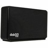 200GB Diskgo Portable External Hard Drive - USB 2.0 Onyx Black HDD for PC, Mac, Laptop - Fast Data Storage & Backup Solution for Work, Travel, Gaming