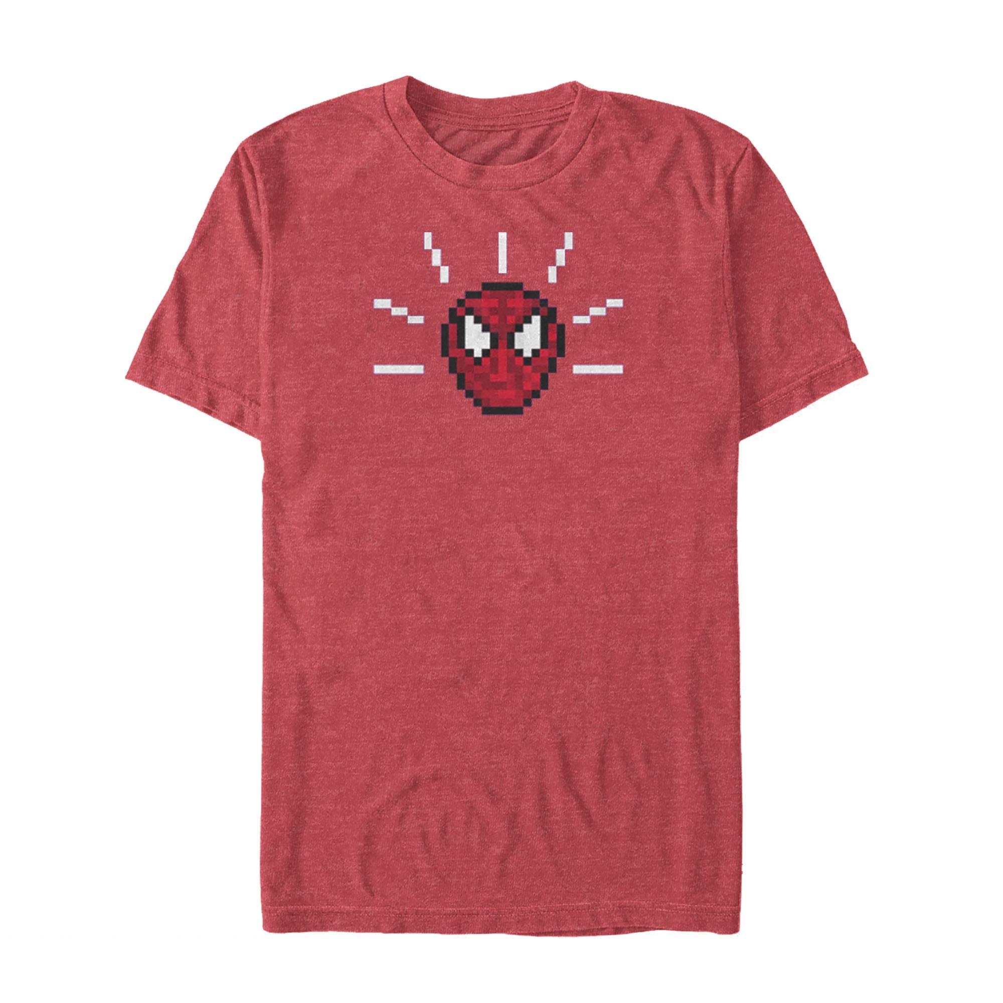 Marvel Men's Pixelated Spider-Man Graphic T-Shirt | Superhero Costume & Casual Wear for Fans & Cosplay