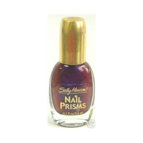 Sally Hansen Nail Prisms Nail Polish - Burgundy Orchid #23 | Long-Lasting Shine & Glitter Finish | Perfect for Parties, Weddings & Special Occasions