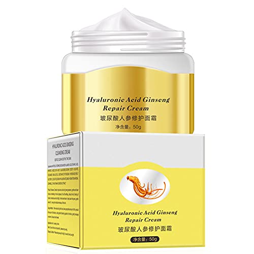 Ardorlove Hyaluronic Acid Ginseng Repair Cream - Acne Treatment & Moisturizer for Dry, Firm Skin - Oil Control Facial Cream (50g) | Perfect for Daily Skincare Routine & Post-Acne Recovery