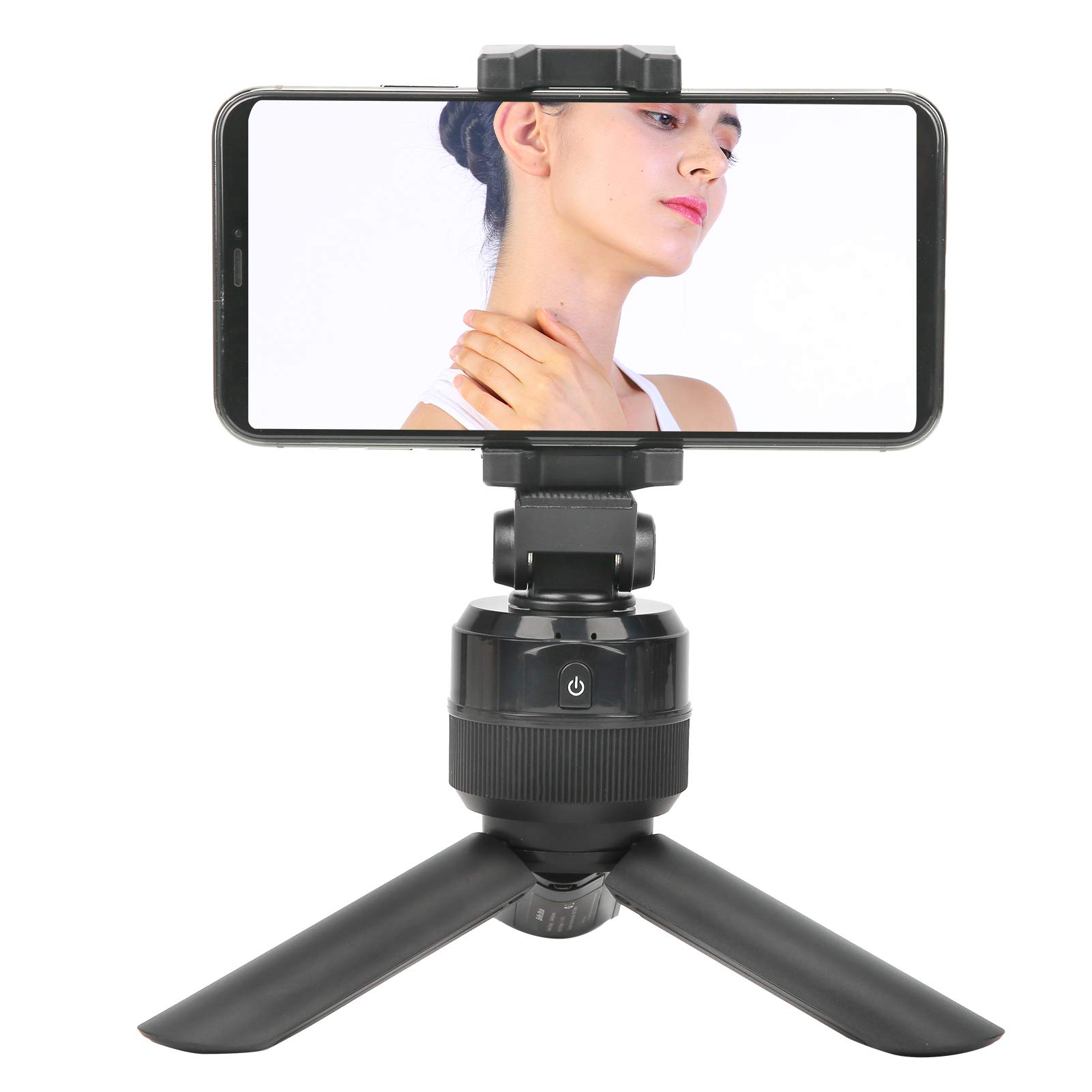 360° Smart Tripod Head with Auto Face Tracking - Perfect for Vlogging, Live Streaming & Photography (Ideal for YouTube, TikTok & Instagram Content Creation)